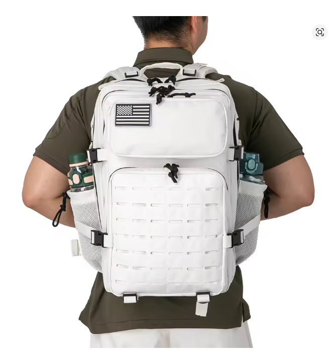 25L/45L Tactical Backpack – Waterproof Military Survival Bug Out Bag with Bottle Holder, Outdoor Hiking, Camping & School Rucksack for Men & Women