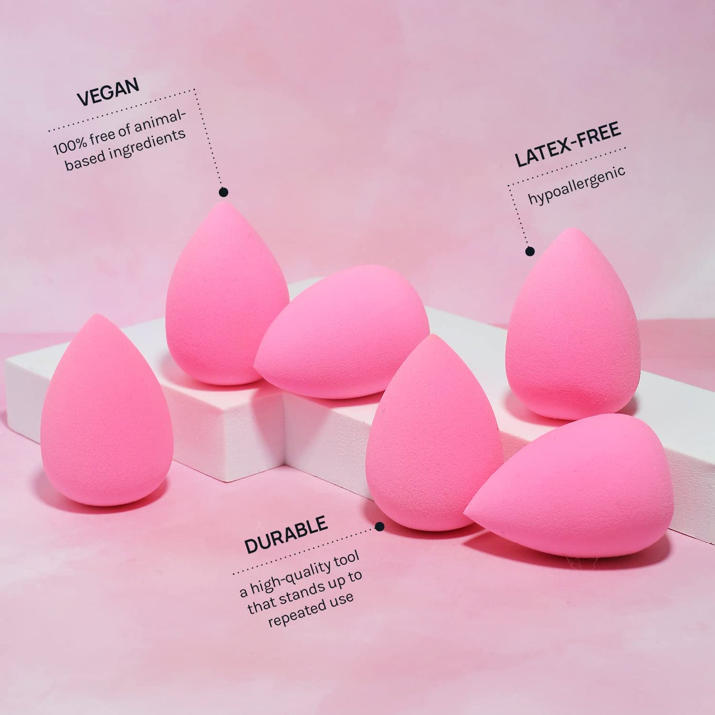 makeup Sponge Set Latex Free and High-definition Set