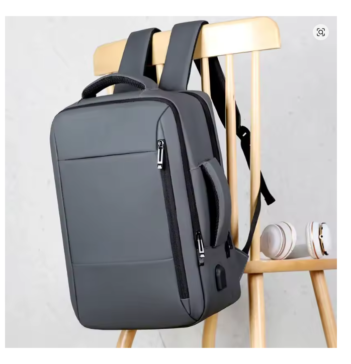Men’s Large Capacity Waterproof Laptop Backpack with USB Charging Port – Business, Travel & School Mochila Bag