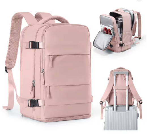 Waterproof Travel Backpack 40x20x25 – Cabin Size Carry-on Hand Luggage Bag for Men & Women (Business, College & Airplane Approved)