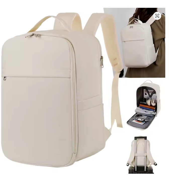 Casual Laptop Backpack – Stylish Multi-Compartment Travel & School Bag for Men & Women, Short-Distance Fashionable Rucksack