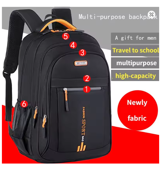 Korean Style Ladies’ Backpack – Trendy Large Capacity School & Travel Laptop Bag for Girls, High School & College Students