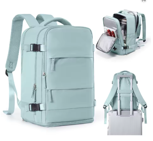 Waterproof Travel Backpack 40x20x25 – Cabin Size Carry-on Hand Luggage Bag for Men & Women (Business, College & Airplane Approved)
