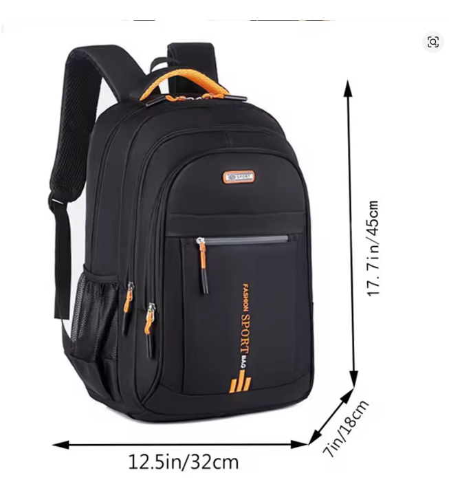 Korean Style Ladies’ Backpack – Trendy Large Capacity School & Travel Laptop Bag for Girls, High School & College Students