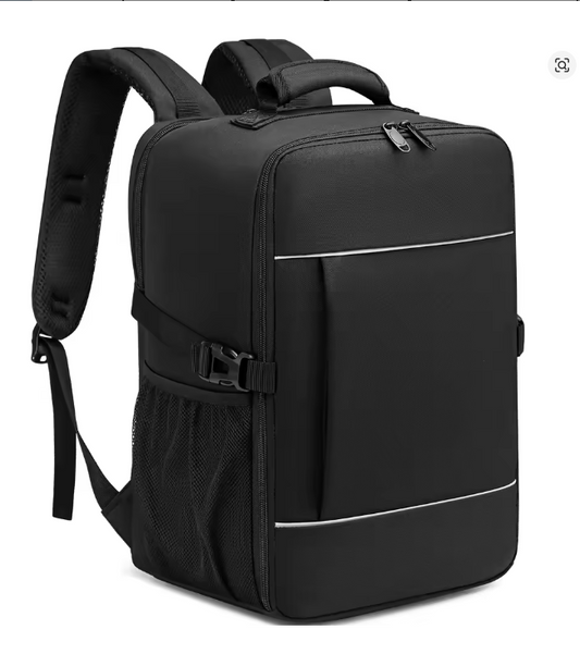 40x20x25 Ryanair Cabin Size Backpack – Waterproof 15.6” Laptop Travel Bag with Night Reflective Strip, Unisex Carry-On School & Business Mochila