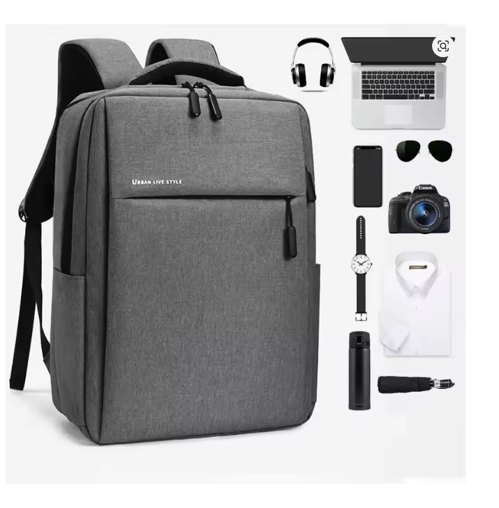 40L Laptop Backpack – Waterproof 17” Travel Rucksack with USB Charging Port & Luggage Sleeve, Durable College & Business Bag for Men & Women