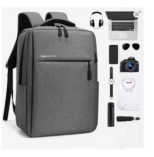 40L Laptop Backpack – Waterproof 17” Travel Rucksack with USB Charging Port & Luggage Sleeve, Durable College & Business Bag for Men & Women