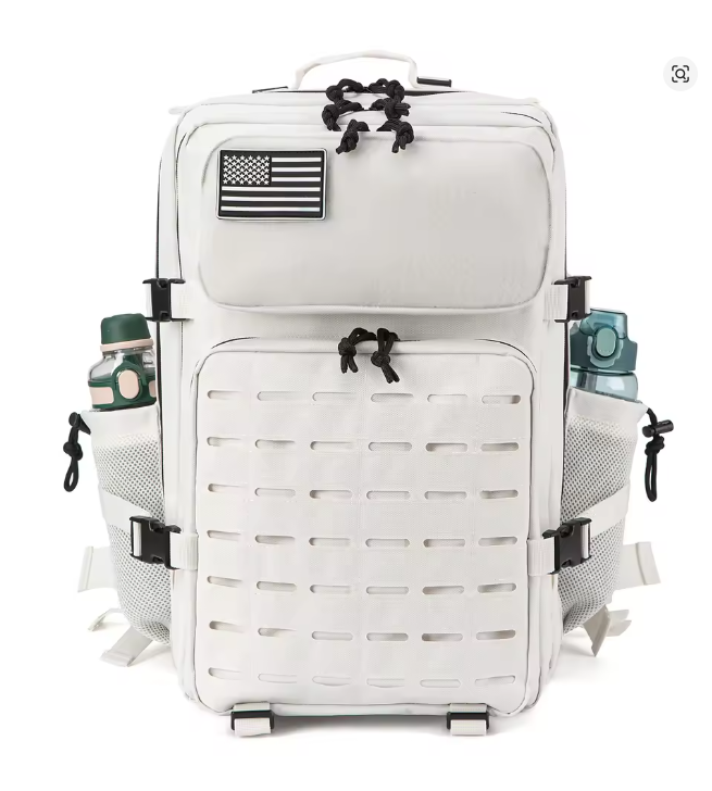 25L/45L Tactical Backpack – Waterproof Military Survival Bug Out Bag with Bottle Holder, Outdoor Hiking, Camping & School Rucksack for Men & Women