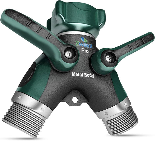 2WAYZ Hose Splitter 2 Way Heavy Duty Outdoor Faucet