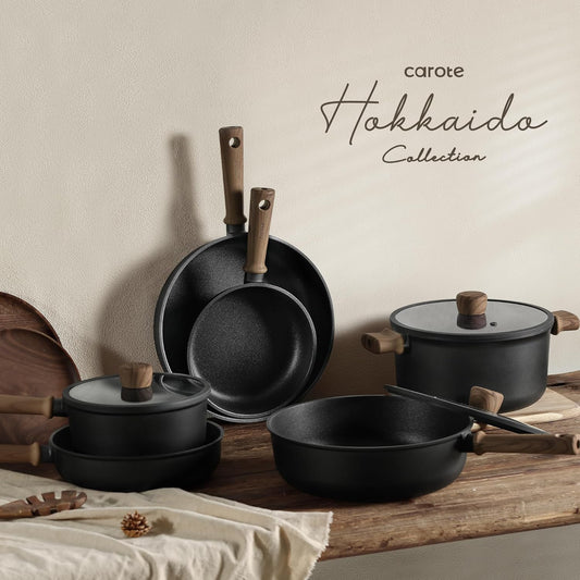 Nonstick Pots and Pans, Induction Cookware Set 16pcs