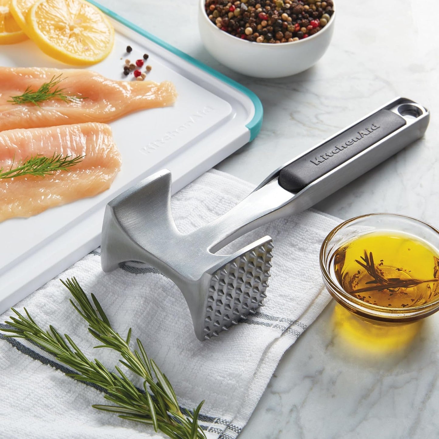 Gourmet Multi Sided Meat Tenderizer for Pounding Meats