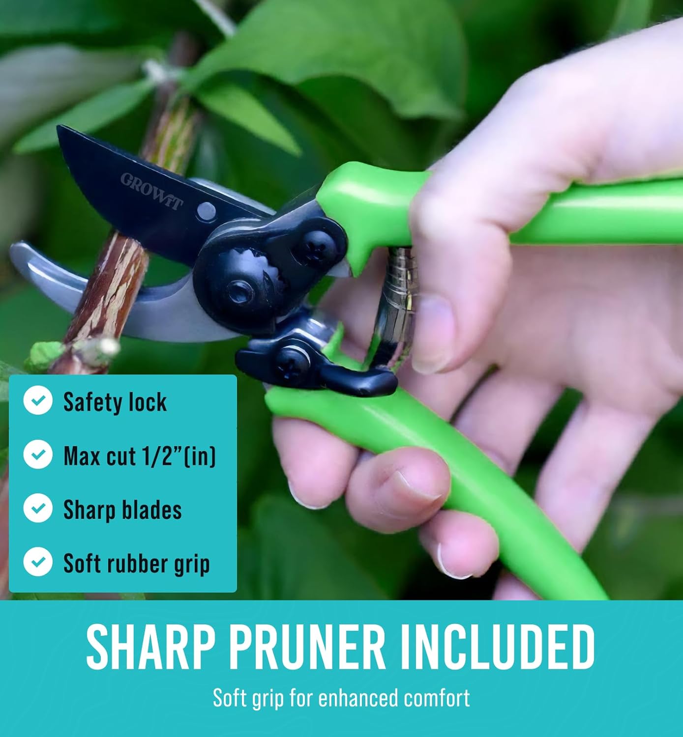 GROWIT Heavy Duty Gardening Tools - 22-Piece