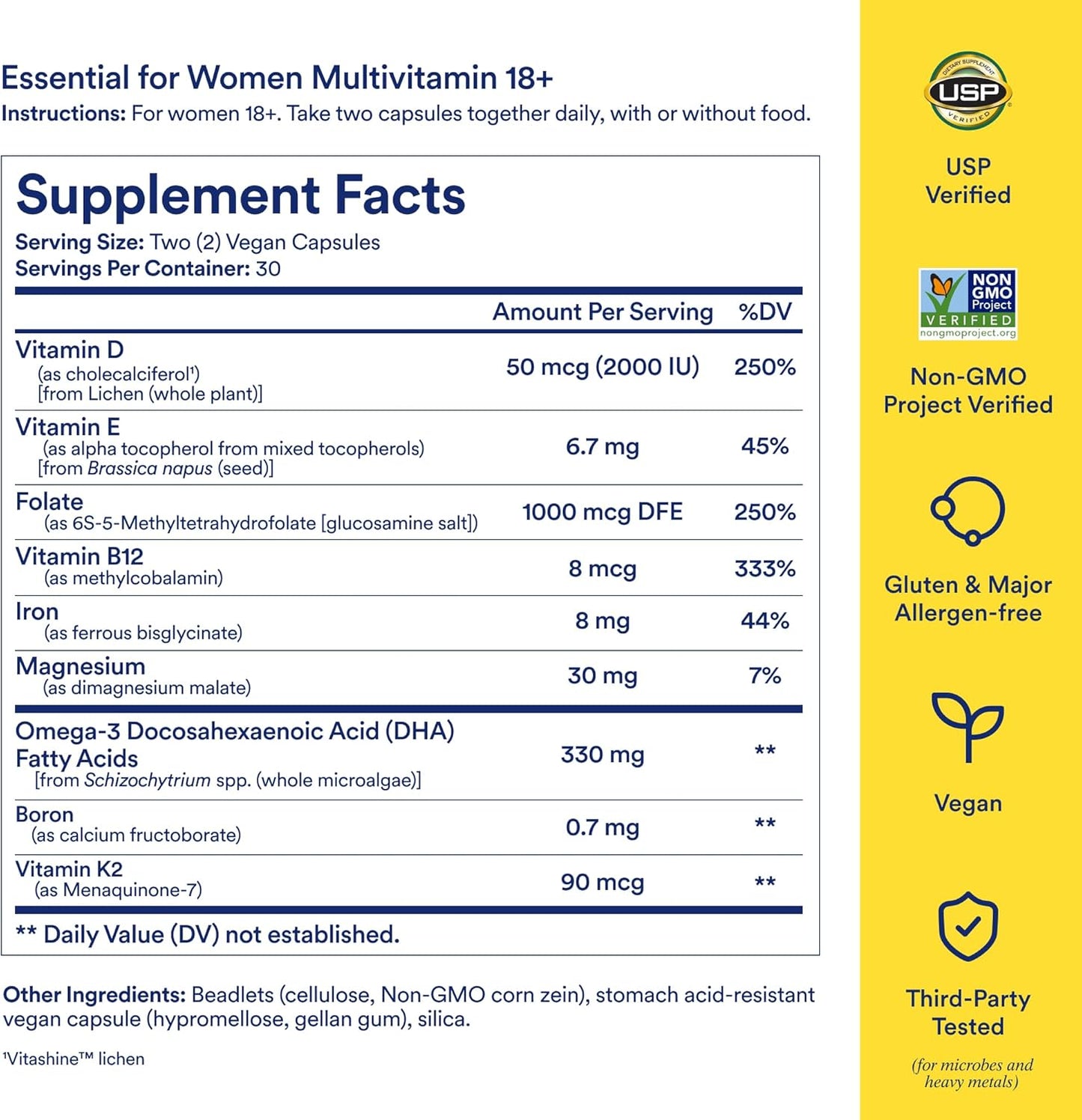 Multivitamin for Women 18+ with Vitamin D3