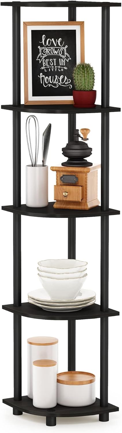 Furinno Turn-N-Tube 5 Tier Corner Display Rack