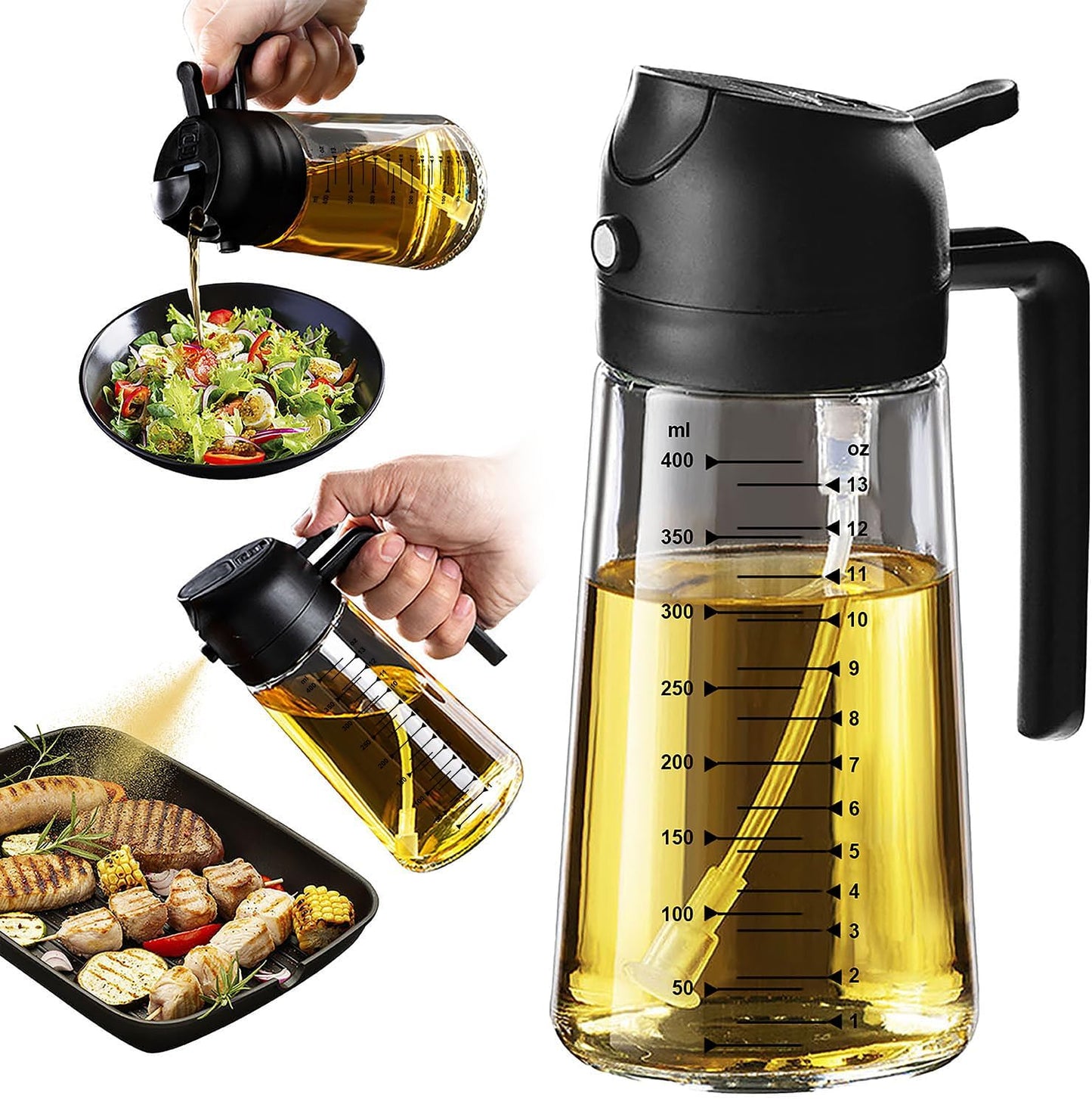 Glass Olive Oil Sprayer for Cooking Dispenser Bottle