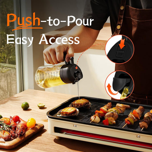 Glass Olive Oil Sprayer for Cooking Dispenser Bottle