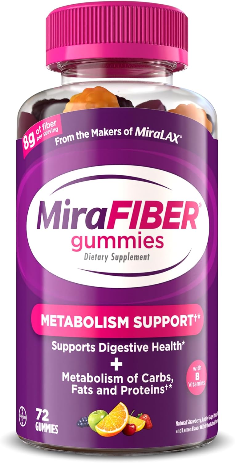Gummies from the Makers of MiraLAX, 8g of Daily Fiber
