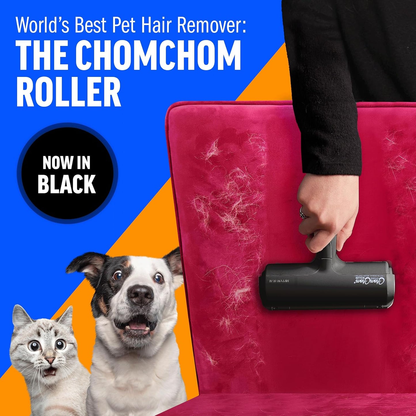 Roller Pet Hair Remover and Reusable Lint Roller