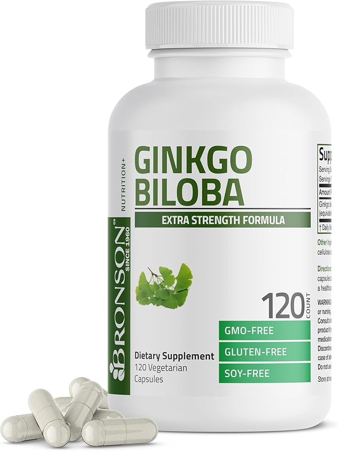 Ginkgo Biloba Extra Strength Supports Brain Function